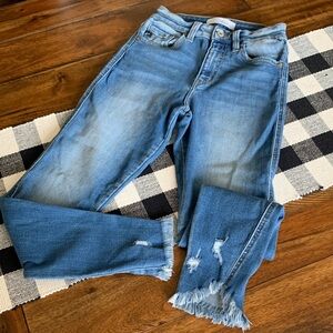 KanCan frayed hem jeans
